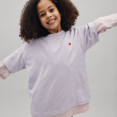 Heart Tee - Violet