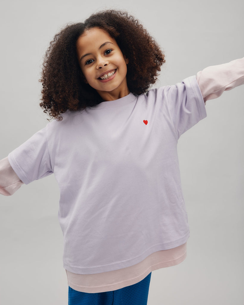 Heart Tee - Violet