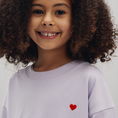 Heart Tee - Violet
