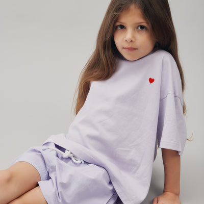 Heart Tee - Violet