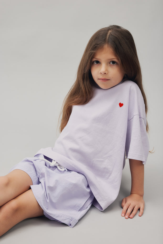 Heart Tee - Violet