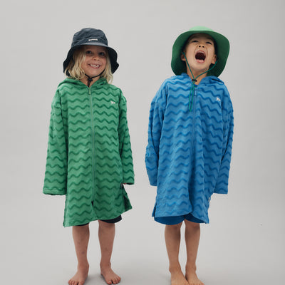 Hooded Towel - Kermit Green