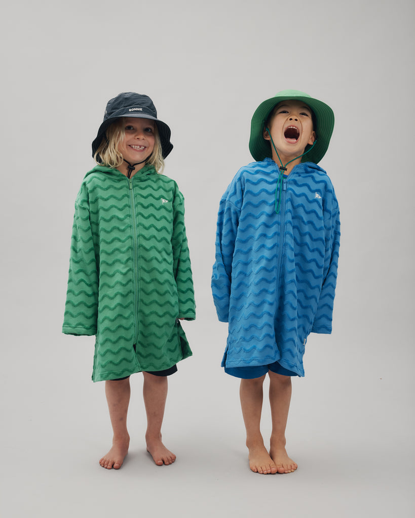 Hooded Towel - Kermit Green