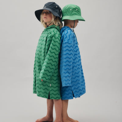 Hooded Towel - Kermit Green