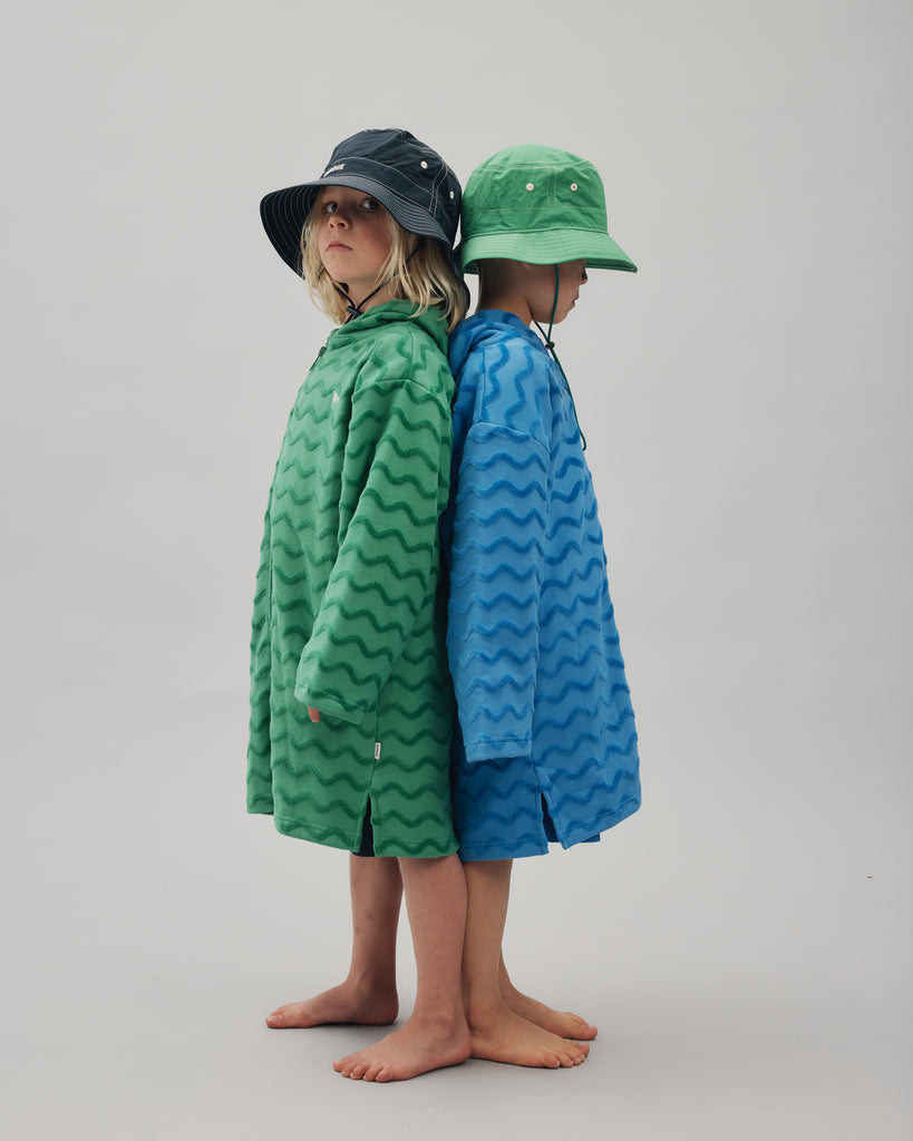 Hooded Towel - Kermit Green