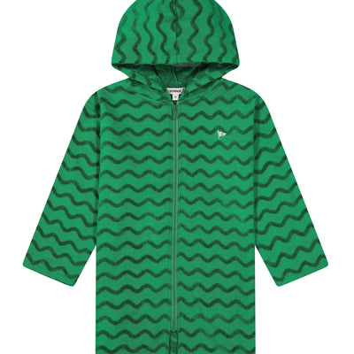 Hooded Towel - Kermit Green