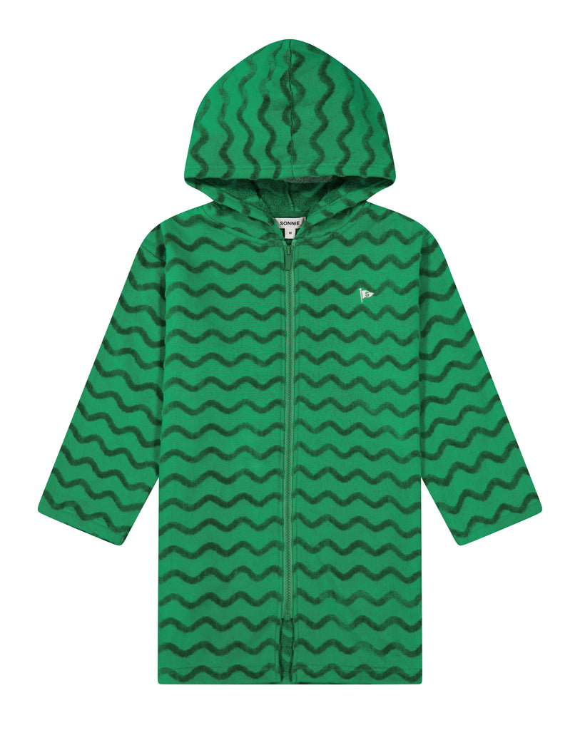 Hooded Towel - Kermit Green