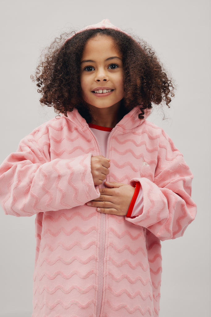 Hooded Towel - Shell Pink