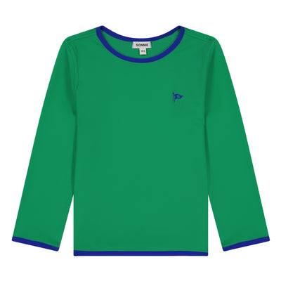 Long-Sleeve Swim Tee - Kermit Green