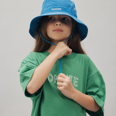 Nylon Bucket Hat - Electric Blue