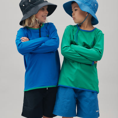 Nylon Bucket Hat - Electric Blue