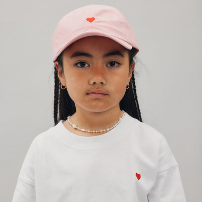Heart Cap - Shell Pink