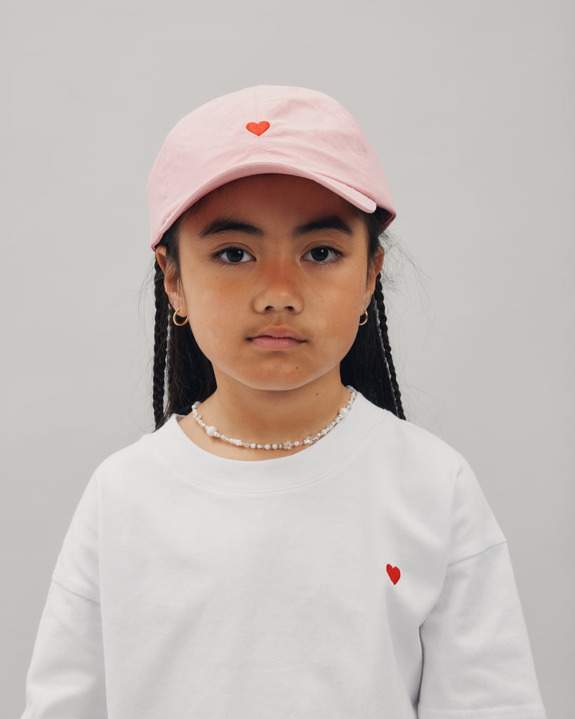 Heart Cap - Shell Pink