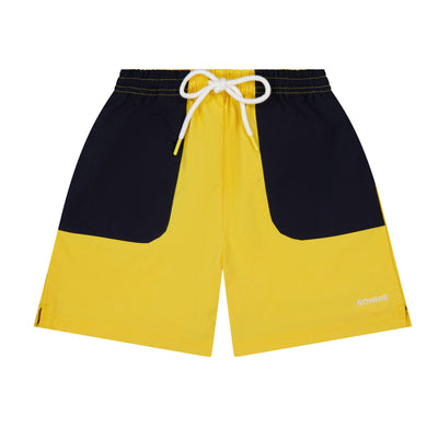 Nylon Sports Shorts - Lemon & Ink