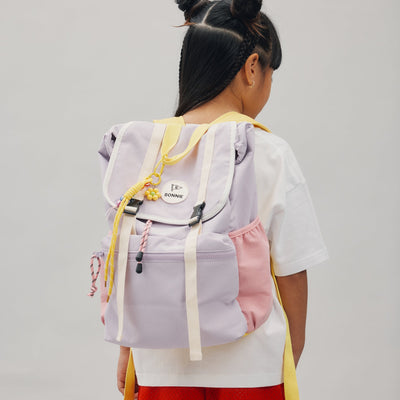 School Bag - Purple & Pink