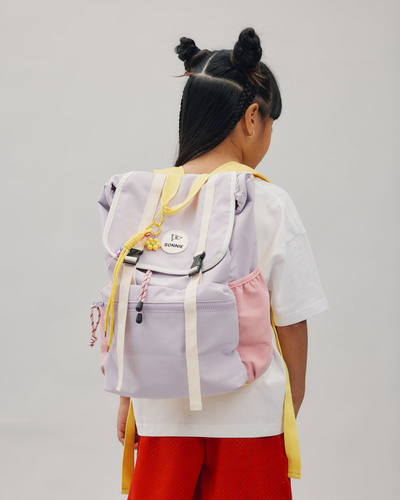 School Bag - Purple & Pink