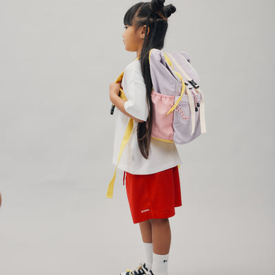 School Bag - Purple & Pink