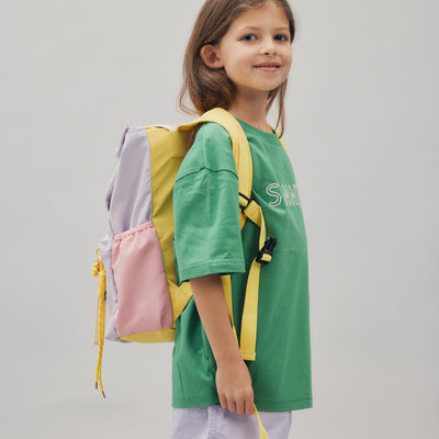 School Bag - Purple & Pink