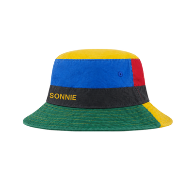 Nylon Colour Block Bucket Hat