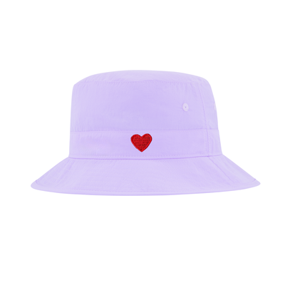 Nylon Heart Bucket Hat