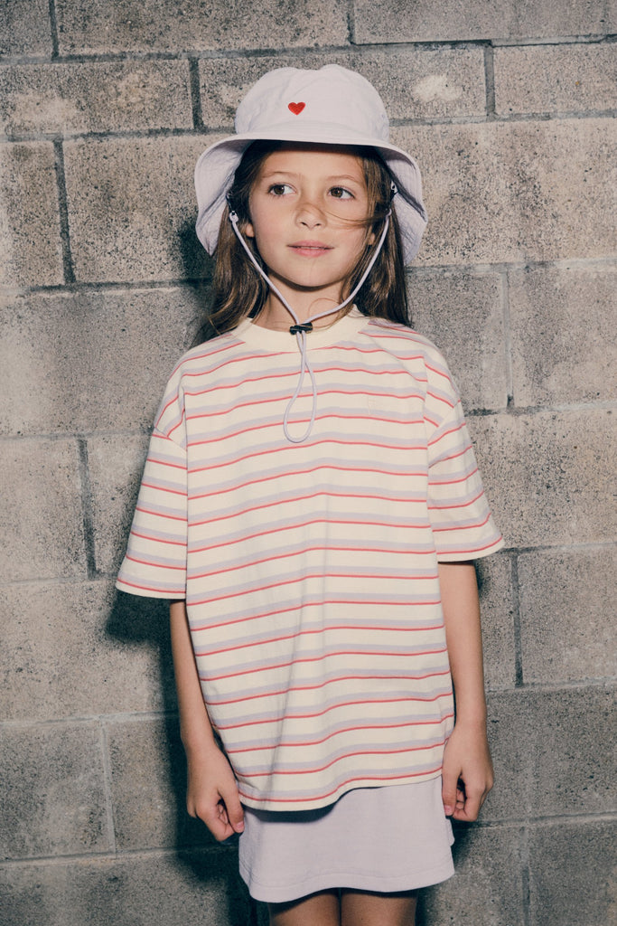 Nylon Heart Bucket Hat