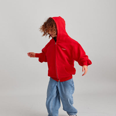 Team Red Zip Hoodie