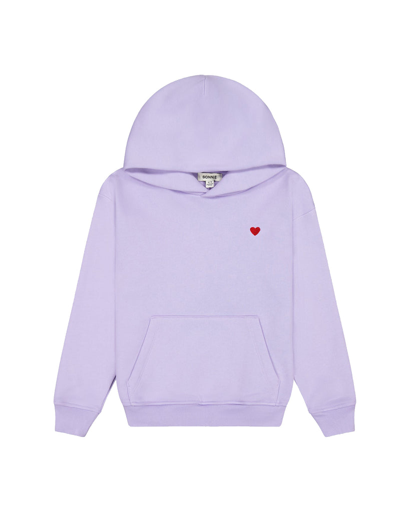 Heart Hoodie - Violet