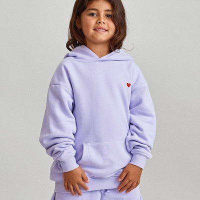 Heart Hoodie - Violet