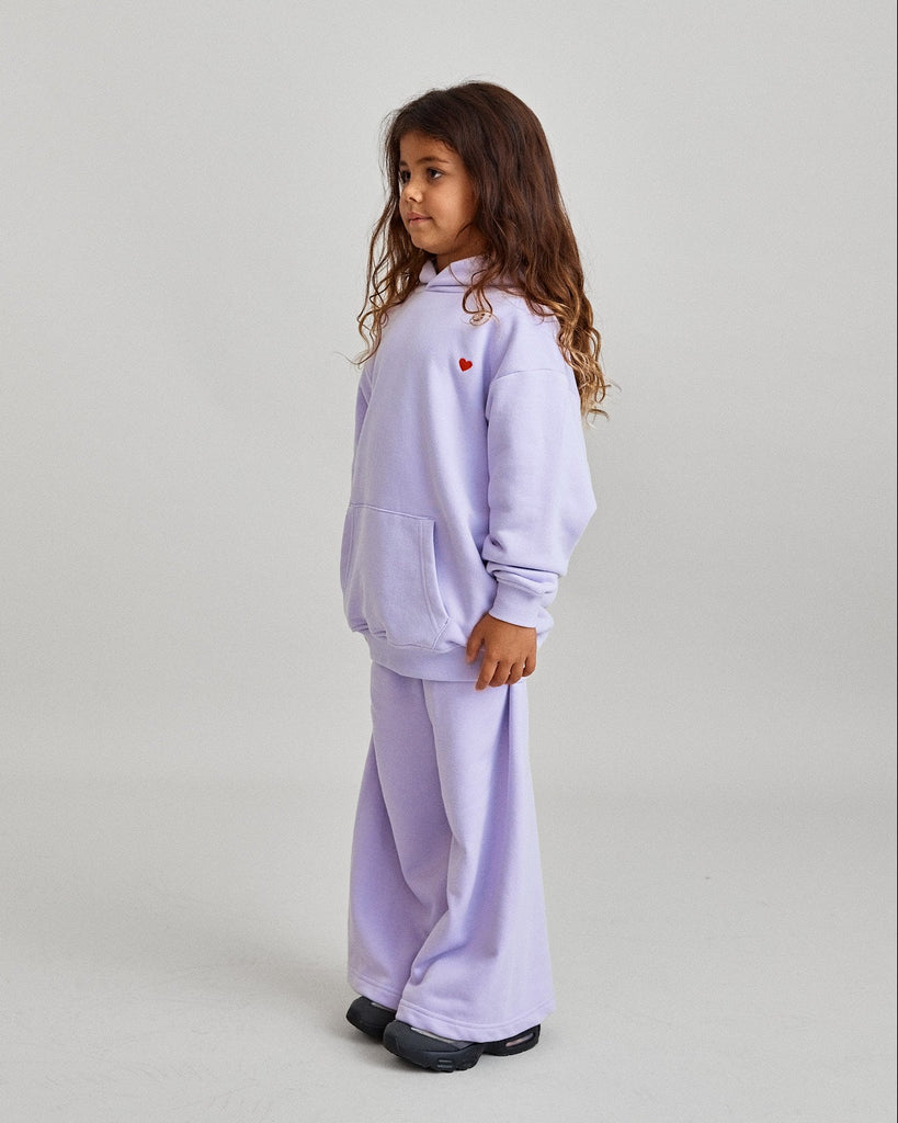 Heart Hoodie - Violet