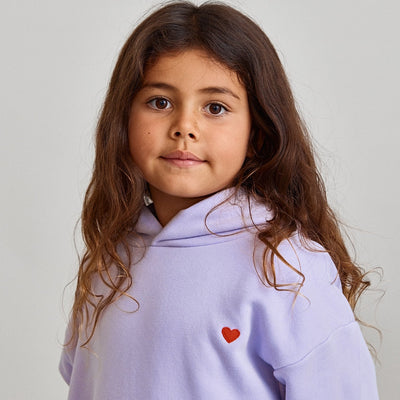 Heart Hoodie - Violet