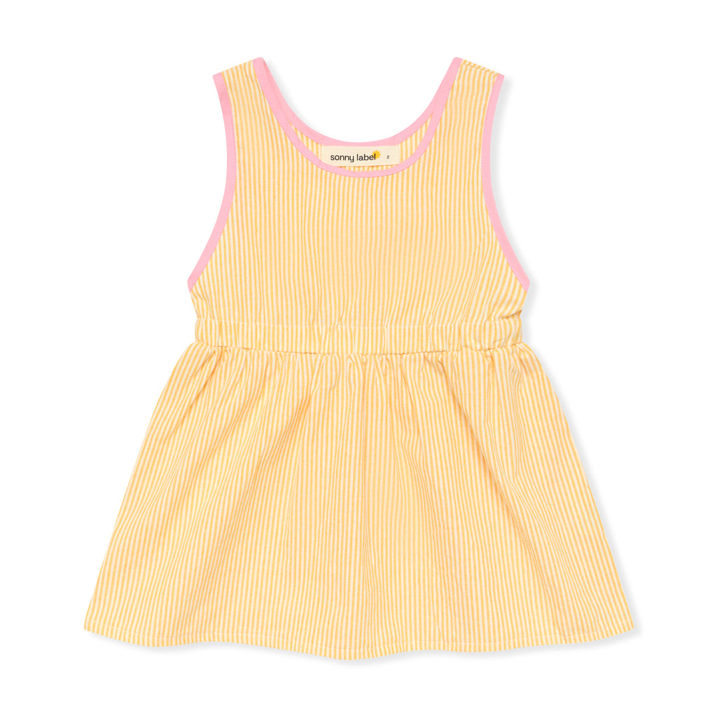 Sonny Label | Stripe Pinafore Dress - Yellow Sonny Label | Stripe Pinafore Dress - Yellow