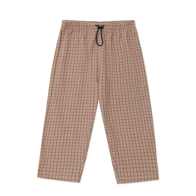 Almond Check Sport Pants