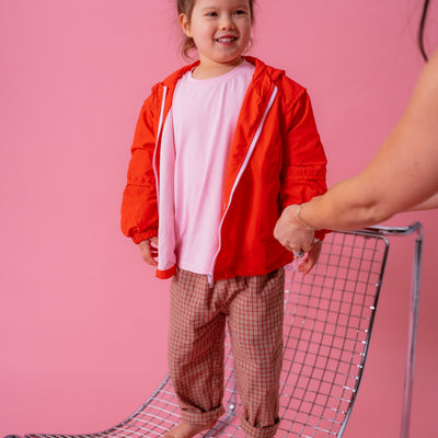 Almond Check Sport Pants