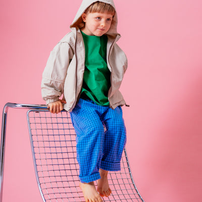 Blueberry Check Sport Pants