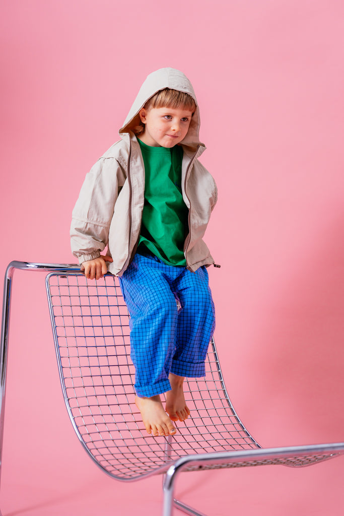 Blueberry Check Sport Pants
