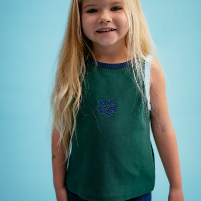 Forest Ribbed Singlet