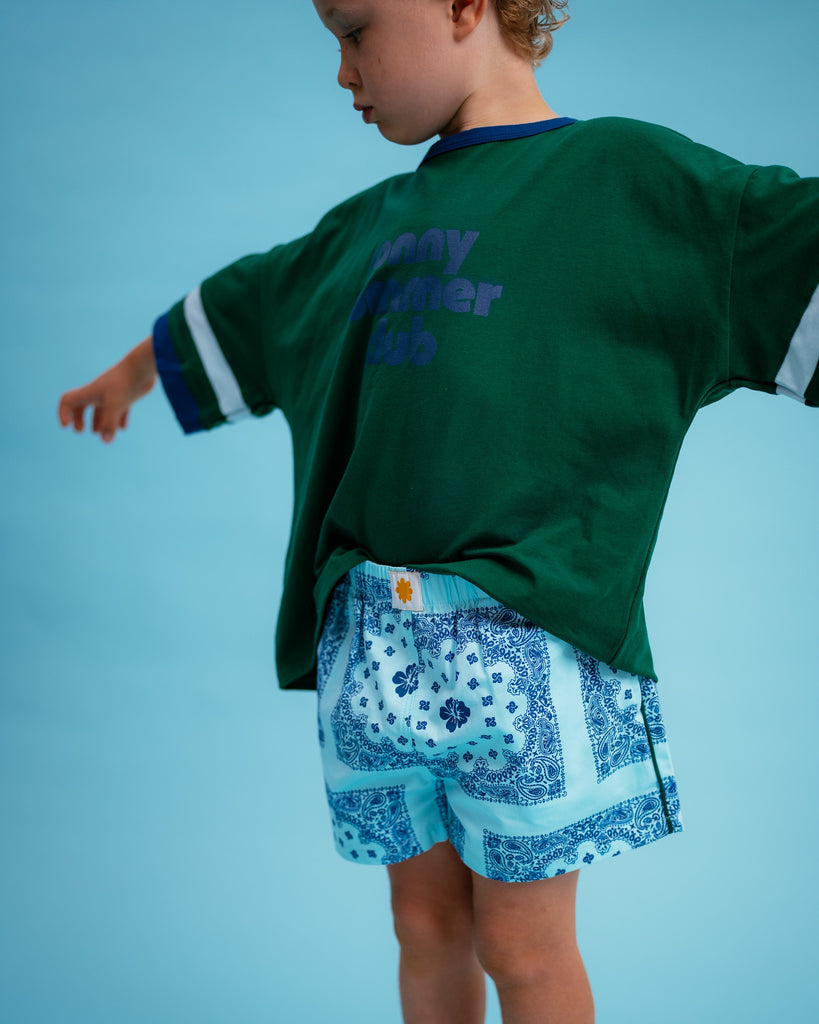 Ocean Bandana Shorties