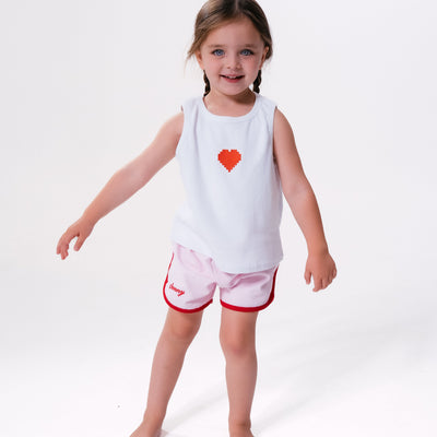 Ribbed Heart Singlet