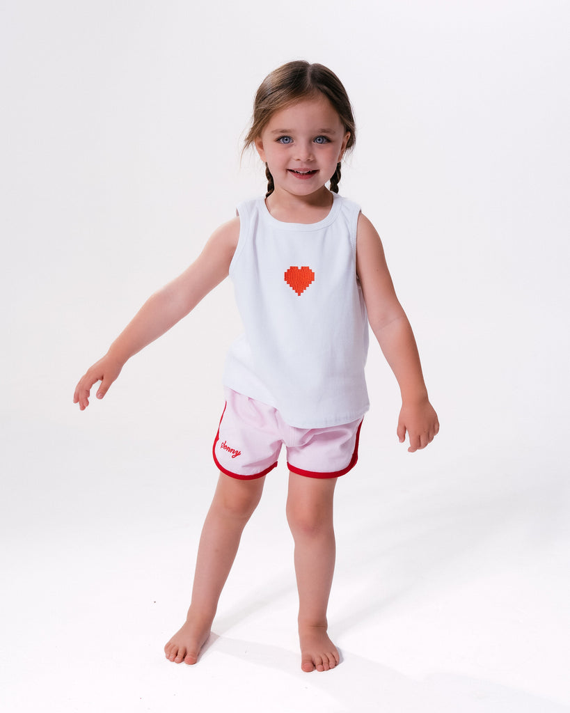 Ribbed Heart Singlet
