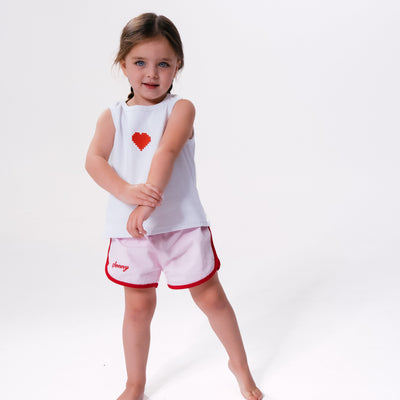 Ribbed Heart Singlet