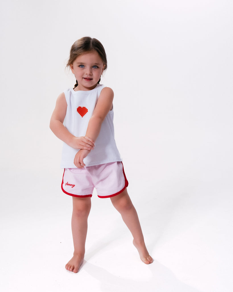 Ribbed Heart Singlet