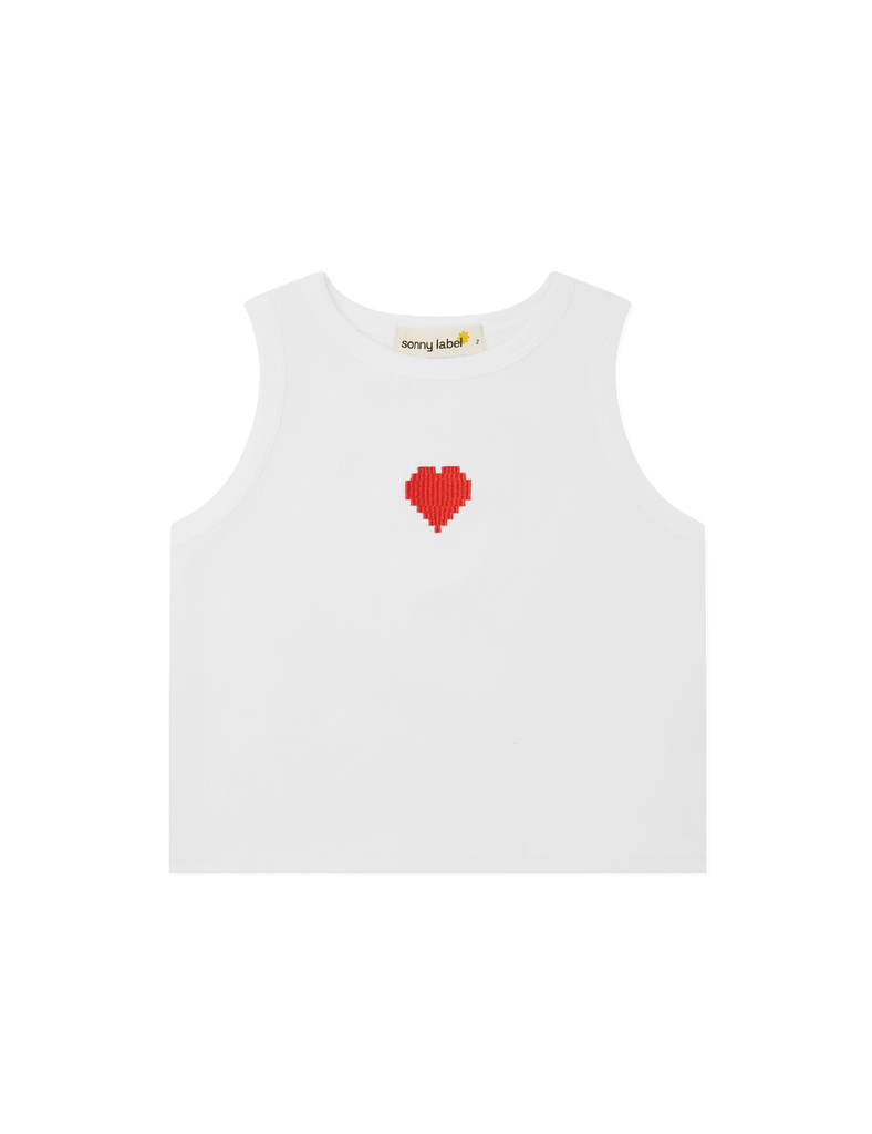 Ribbed Heart Singlet