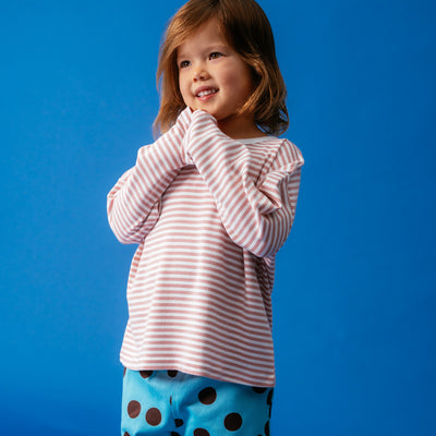 Stripe Long Sleeve Tee - Floss
