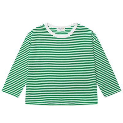 Striped Long Sleeve Tee - Forest