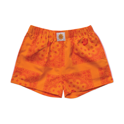Tangerine Bandana Shorties