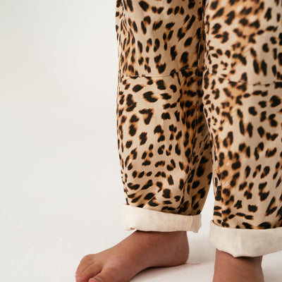 Twill Leopard Pants