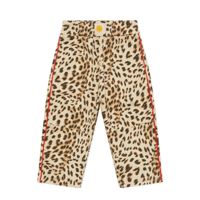 Twill Leopard Pants