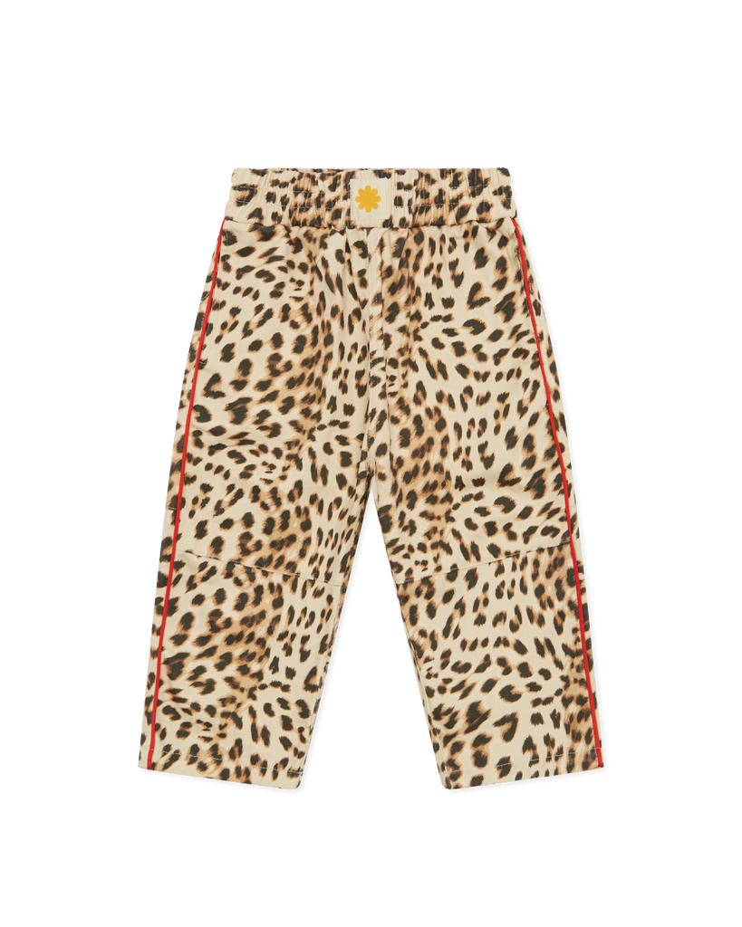 Twill Leopard Pants