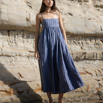 Go To Dress - Denim Stripe