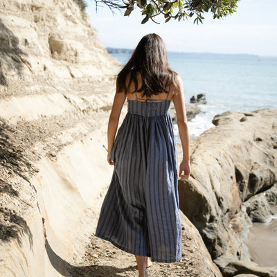 Go To Dress - Denim Stripe